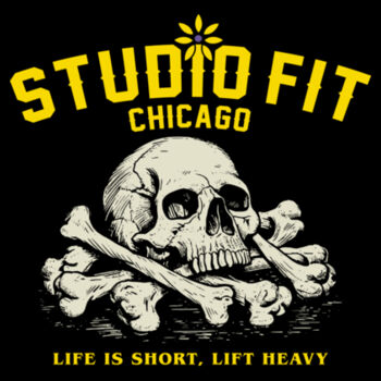 STUDIO FIT CHICAGO - LIFE IS SHORT - UNISEX/OVERSIZED T-SHIRT - PTKVCR Design