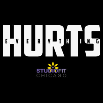 STUDIO FIT CHICAGO - EVERYTHING HURTS - UNISEX/OVERSIZED HOODIE - $3PZ4Q2$ Design