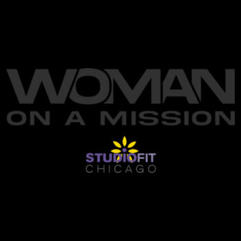 STUDIO FIT CHICAGO - WOMAN ON A MISSION - UNISEX/OVERSIZED HOODIE - $7NAV2D$ Design