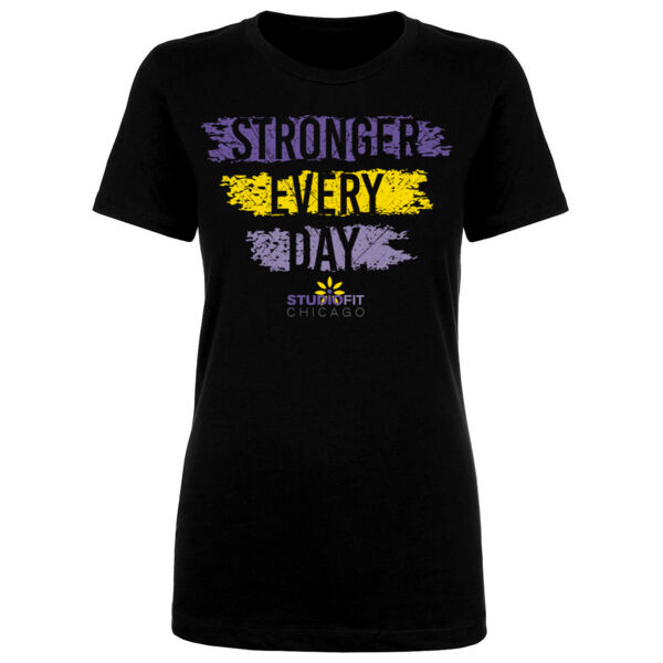 STUDIO FIT CHICAGO - STRONGER - WOMEN'S FITTED T-SHIRT - $DGC72H$ Thumbnail