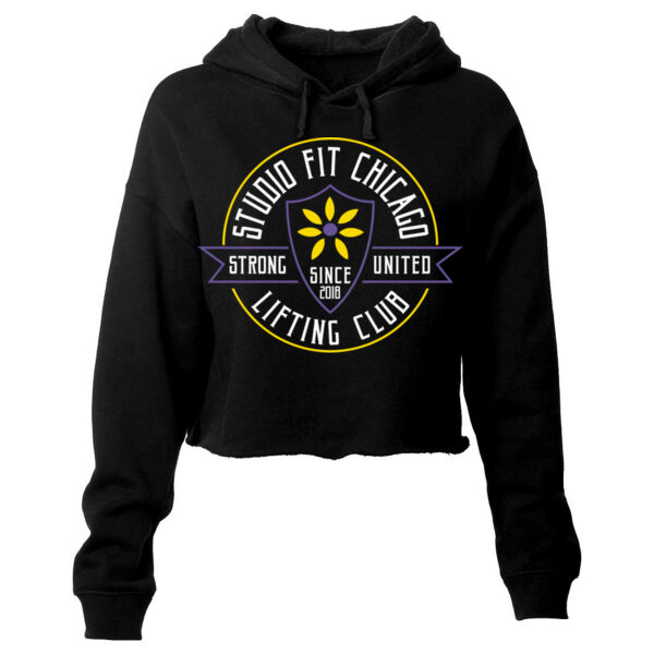 STRONG & UNITED - WOMEN'S CROPPED HOODIE - $EY5816$ Thumbnail