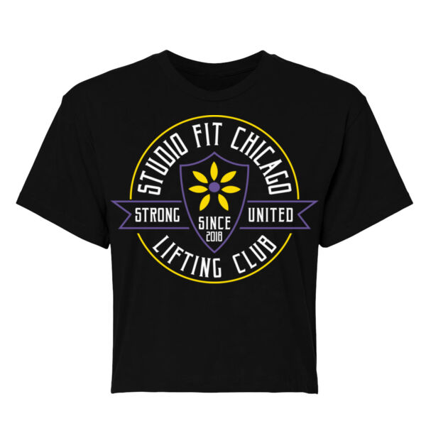 STRONG & UNITED - WOMEN'S CROPPED T-SHIRT - $EY5816$ Thumbnail