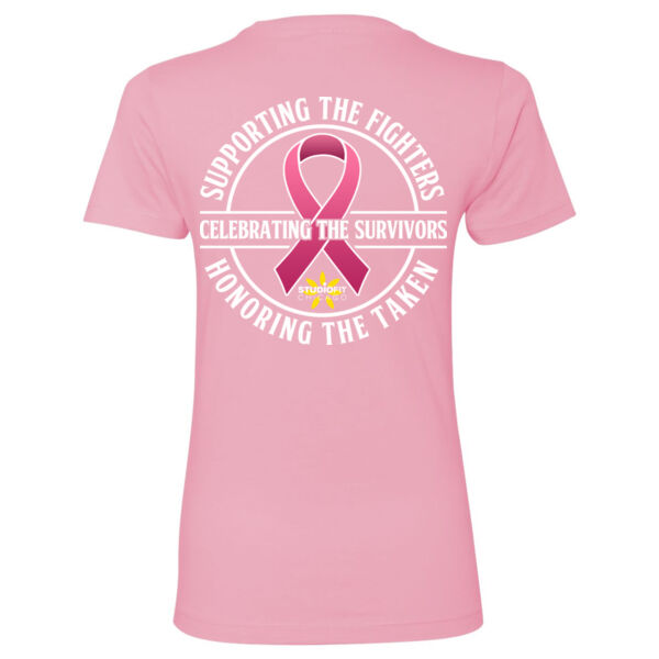 SUPPORTING THE FIGHTERS - WOMEN'S FITTED T-SHIRT - $H1Z895$ Thumbnail