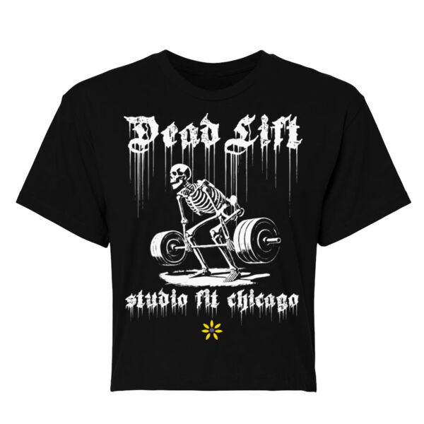 DEAD LIFT - WOMEN'S CROP T-SHIRT - $4ZF3RK$ Thumbnail