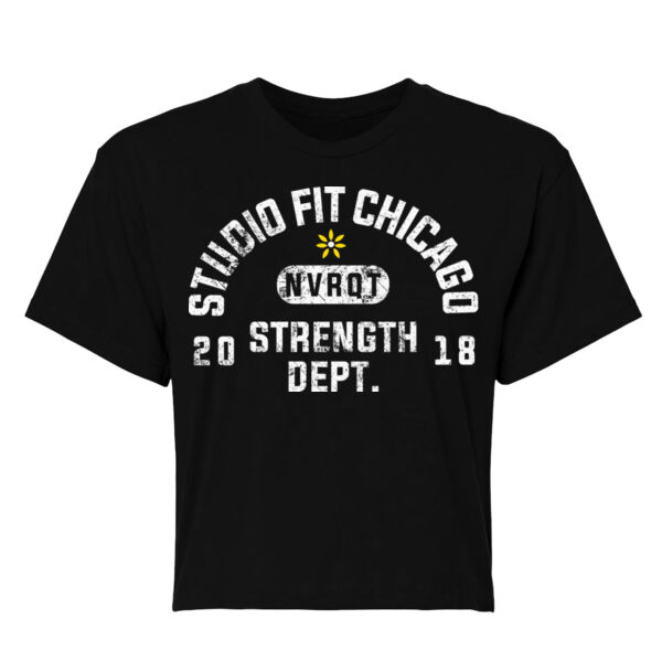 NVRQT - WOMEN'S CROP T-SHIRT - $5YGADE$ Thumbnail