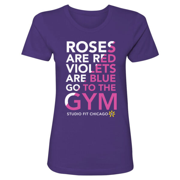 ROSES ARE RED - WOMEN'S FITTED T-SHIRT - $SVAWFC$ Thumbnail