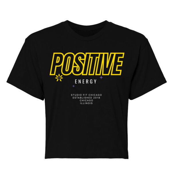 POSITIVE ENERGY - WOMEN'S CROP T-SHIRT Thumbnail